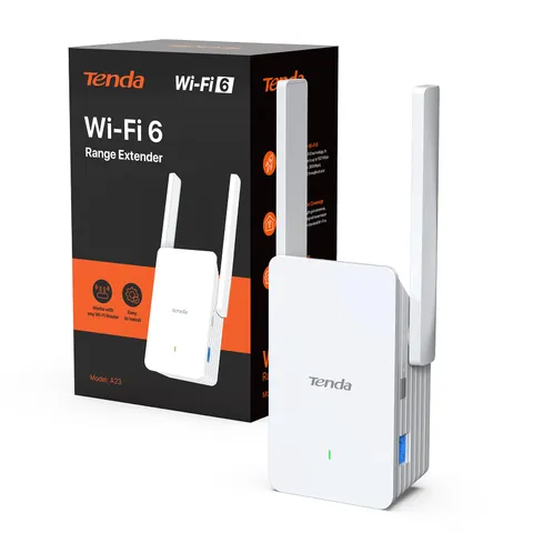 Tenda Ripetitore WiFi 6 A23, Amplificatore Dual Band AX1500, WiFi Extender, Access Point