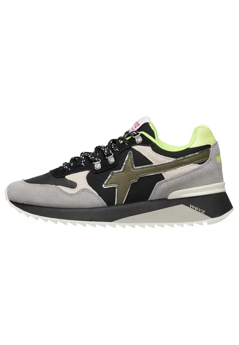 w6yz Yak-M Suede/Nylon/Fabric Black-Militare-Bone