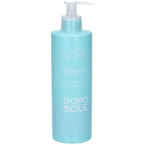 Euphidra, Latte Doposole Rinfrescante e Riparatore, Formato 400 ml, Azione Lenitiva