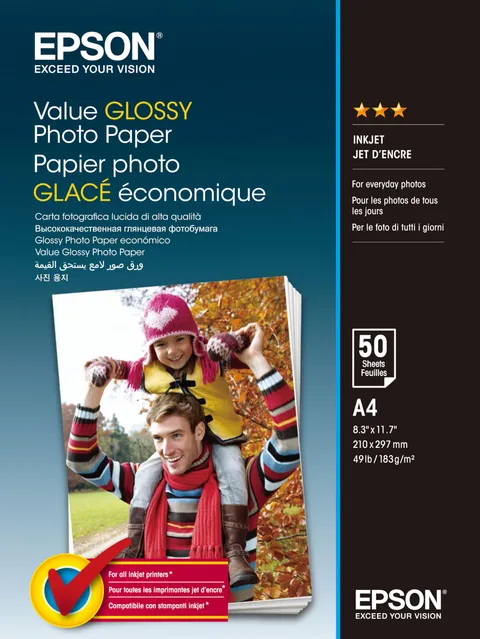 Epson C13S400036 Carta fotografica A4 lucida 183g