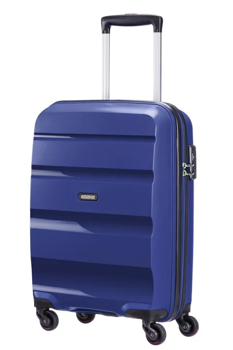 American Tourister Bon Air - Spinner S, Bagaglio a Mano, 55 cm, 31.5 L, Blu (Midnight