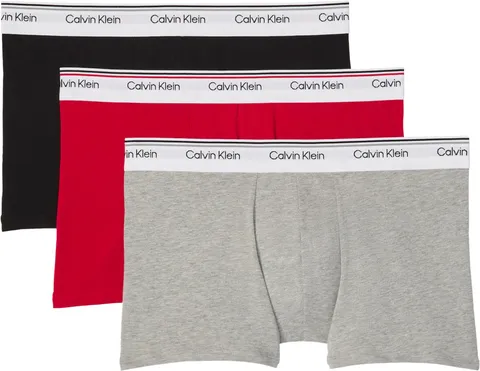 Calvin Klein Uomo Slip Hipster Confezione da 3 Balance con Fascia con Logo, Multicolore