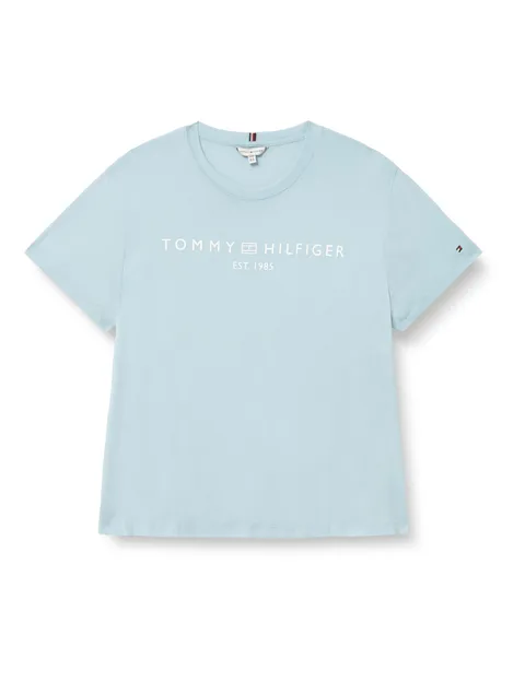 Tommy Hilfiger Logo CRV Reg Corp da Donna C-Nk SS Ww0Ww41724, Blu, 50