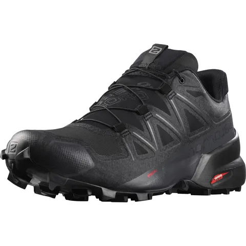 Salomon Speedcross 5 Gore-tex, Scarpe da Trail Running Donna, Black Black Phantom, 38 2/3