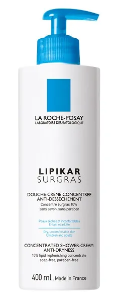 La Roche-Posay Lipikar, Doccia Crema Detergente Delicato, Per Pelli Sensibili e Secche