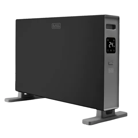 Black+Decker - Termoconvettore elettrico, 2000W, display LED, timer 24 ore