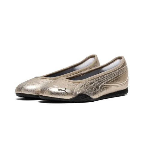PUMA Puma Catch Soleil Ballerina Me, Scarpe da Ginnastica Donna, Puma Gold-Puma Black