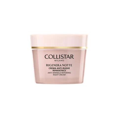 Collistar Rigenera Notte Crema Anti-Rughe, Riparatrice Viso e Collo, 50 ml