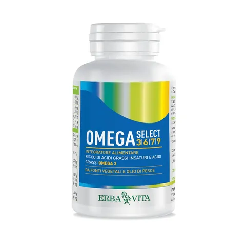 ERBA VITA Omega 3,6,7,9 integratore alimentare fonte naturale di Omega 3, 6, 7 e 9 per il