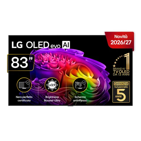 LG OLED evo AI 83 Pollici, Serie G6 2026 Smart TV 4K - OLED83G64LW