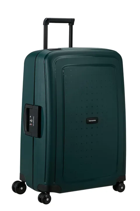 Samsonite S'Cure - Spinner M, Valigia, M (69 cm), 79 L, Verde (Dark Teal)