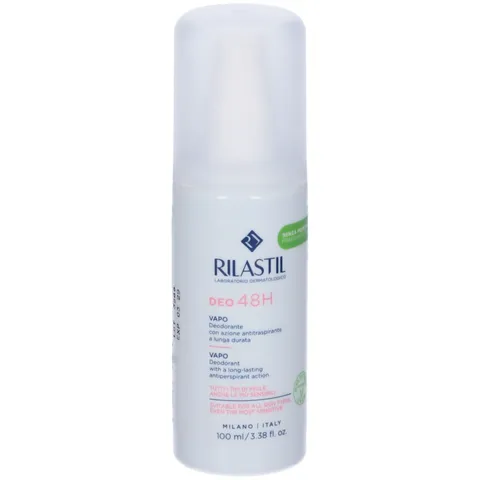 Rilastil Deodorante DeoVapo, Spray Antitraspirante Lunga Durata fino a 48h, Azione