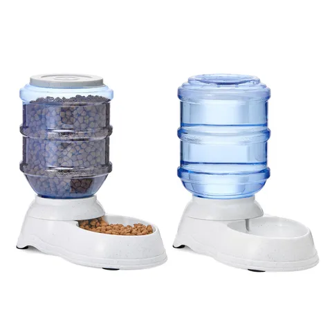 Amazon Basics Dosatore di Cibo e Acqua per Animali Domestici pour Cane, 2.5 Gallon