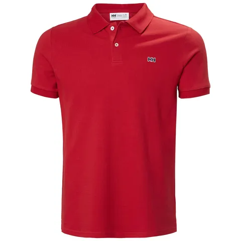 Helly Hansen Polo da Uomo Hudson, Rosso, M, Rosso, M