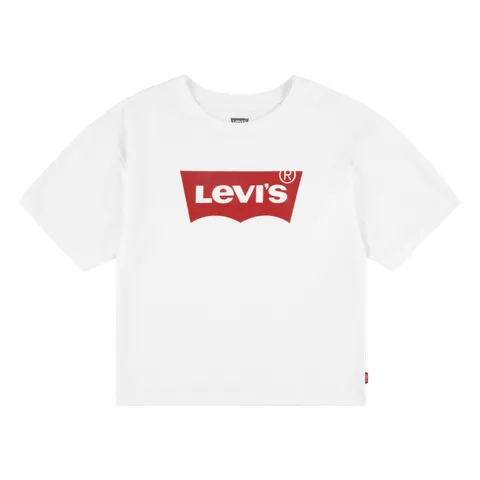 Levi's Lvg Light Bright Cropped Top Bambine e Ragazze, Bianca, 14 anni