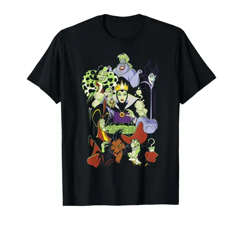 Disney Villains Cauldron Group Shot Maglietta