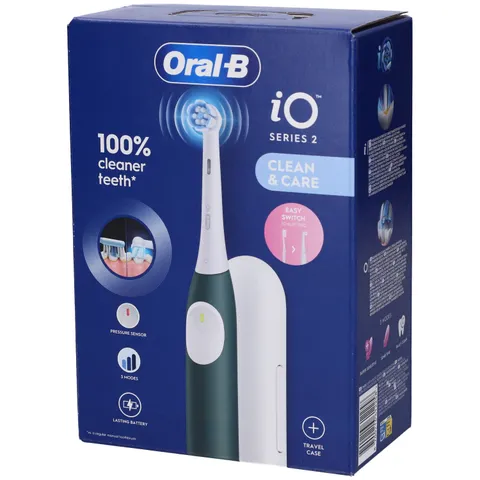 Oral-B iO 2 Spazzolino Elettrico Verde + 1 Testina