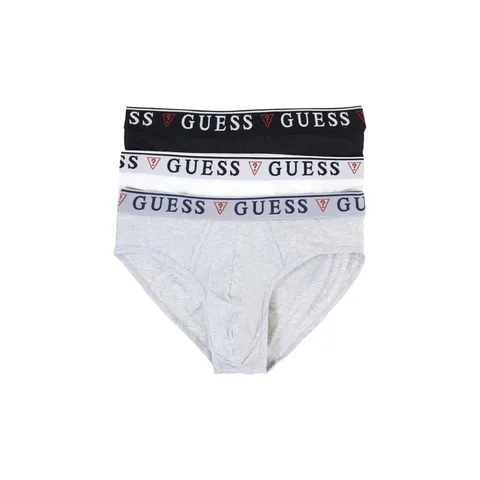 Guess Brian Hero - Slip Uomo in Cotone Elasticizzato, Pacco da 3