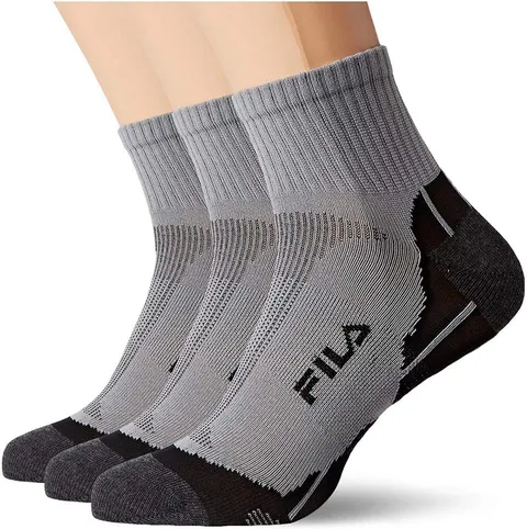 Fila F1615 Calzini Unisex, Grigio, 39/42