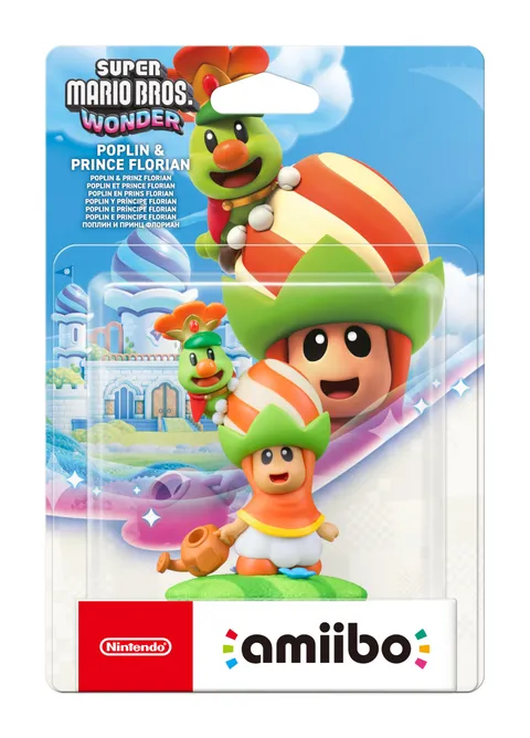 amiibo di Poplin e Principe Florian - Super Mario Bros. Wonder