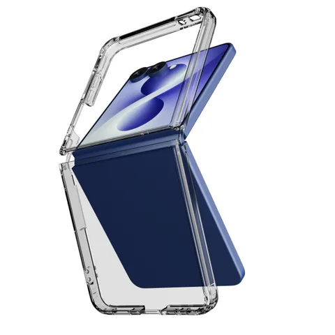 cellularline Impact Clear Custodia per Samsung Galaxy Z Flip8, Trasparente