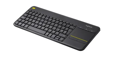 Logitech K400 Plus wireless touch TV tastiera - US INT'L Qwerty