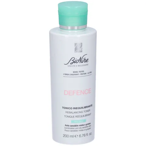 Bionike Defence - Tonico Riequilibrante Astringente per la Pulizia del Viso per Pelli