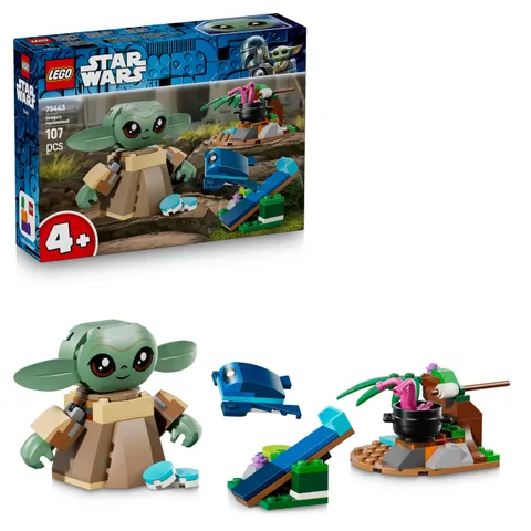 LEGO Star Wars 75443 La Casa di Grogu - Giocattolo da Costruire con Personaggio Grogu