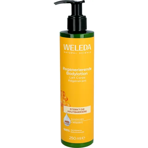 Weleda Latte corpo rigenerante Olivello Spinoso, lenisce e protegge la pelle, rigenera e