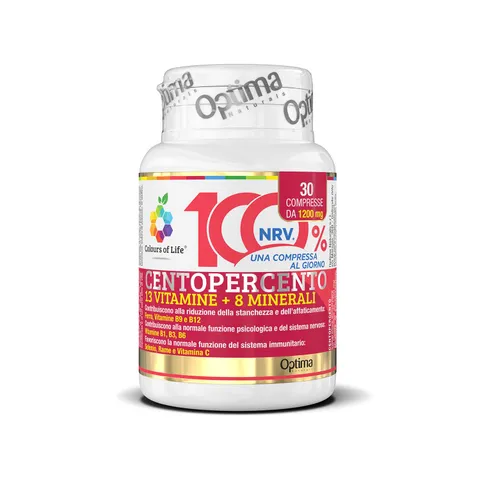 Colours of Life Centopercento - Integratore Multivitaminico e Multiminerale, con 13