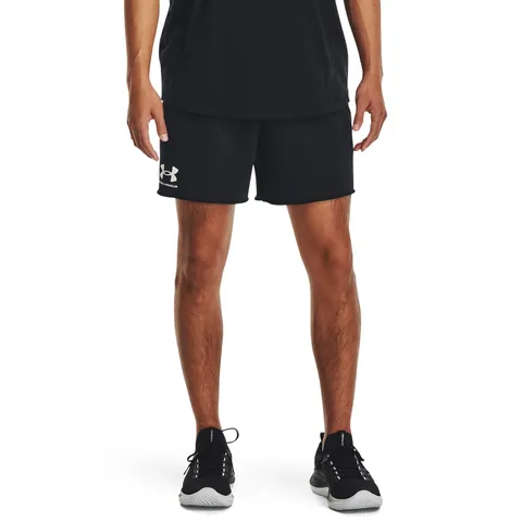 Under Armour Uomo Rival Terry 6" Short, Pantaloni Corti Allenamento, Palestra e Corsa