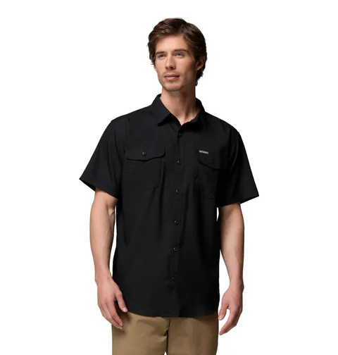 Columbia Utilizer II, Camicia a Maniche Corte a Tinta Unita, Uomo