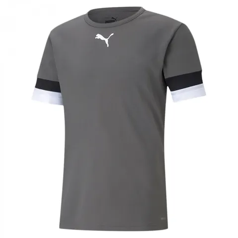PUMA Teamrise Jersey Jr, Shirt Unisex - Bambini e ragazzi, Smoked Pearl-Puma Black-Puma