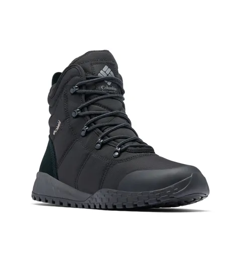 Columbia Fairbanks Omni-Heat, Stivali da Neve Uomo, Black/Titanium II , 47 EU