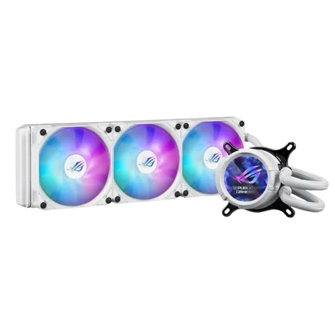 ASUS ROG Strix LC III 360 ARGB LCD WHT, Dissipatore a Liquido, Bianco