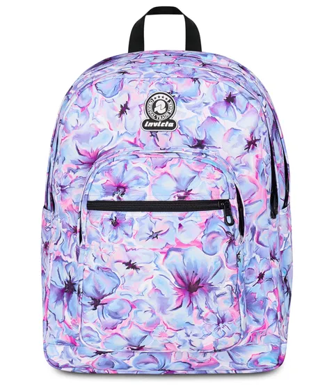 Invicta Zaino DIAL Fantasy, Lilla, Doppio Scomparto, Tasche multifunzione, Per bambini e