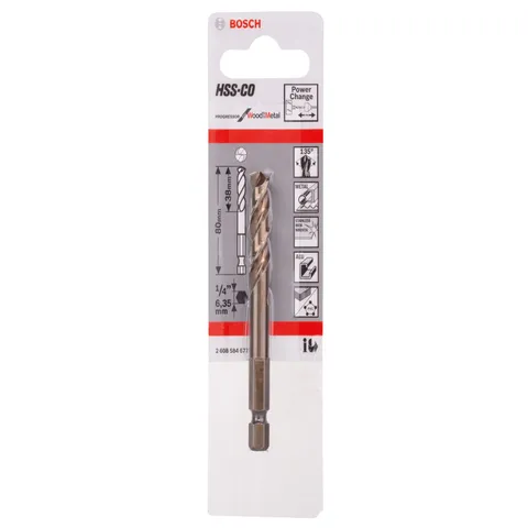 Bosch 2 608 584 677 - Punta centraggio HSS-Co - 80 (Pack di 1)