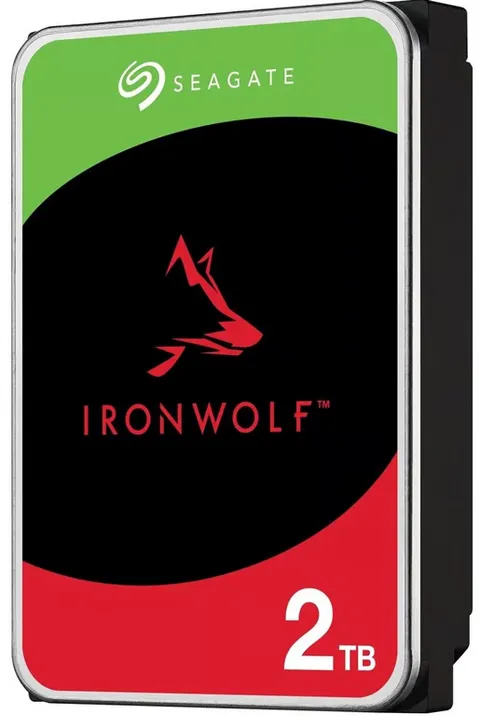 Seagate IronWolf 2TB, Unità disco interna, NAS, 3.5", SATA 6 GB/s, Data Rescue Service