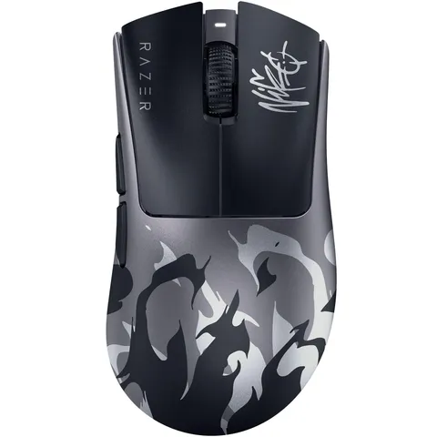 Razer DeathAdder V4 Pro NiKo Edition - Mouse senza fili ergonomico per eSport ultraleggero - 57 g - 2,4 GHz Hyperspeed - Focus Pro 45K Sensore - 8K Hz Polling - Ottici Switches Gen-4 - PC/Mac | NiKo