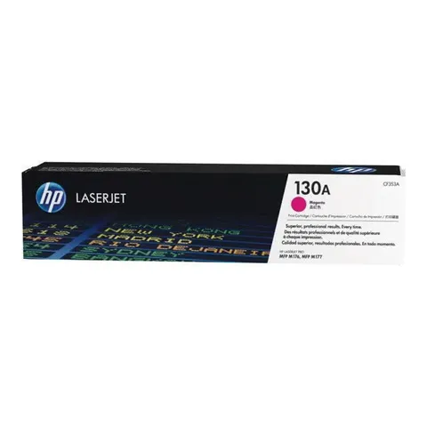 HP 130A CF353A, Cartuccia Toner Originale da 1000 Pagine, Compatibile con le Stampanti LaserJet Pro MFP M176 e MFP M177, Magenta