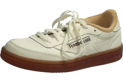 Reebok Donna Club C 85 Sneaker, Vintagechalk/Chalk/Camel, 37,5 EU, Gesso Vintage