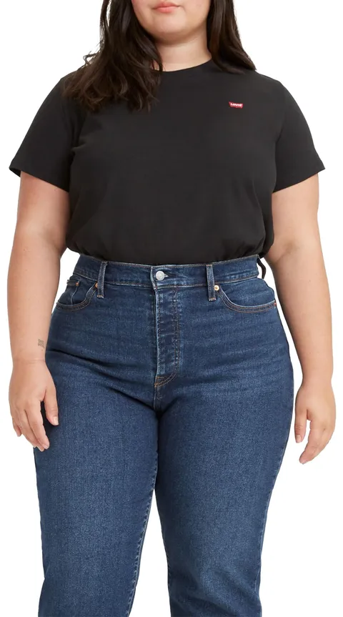 Levi's Plus Size The Perfect Tee, T-shirt Donna, Mineral Black, 4XL