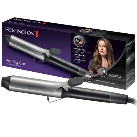 Remington Ferro Arricciacapelli - Per riccioli grandi 38mm - Protezione 4 volte