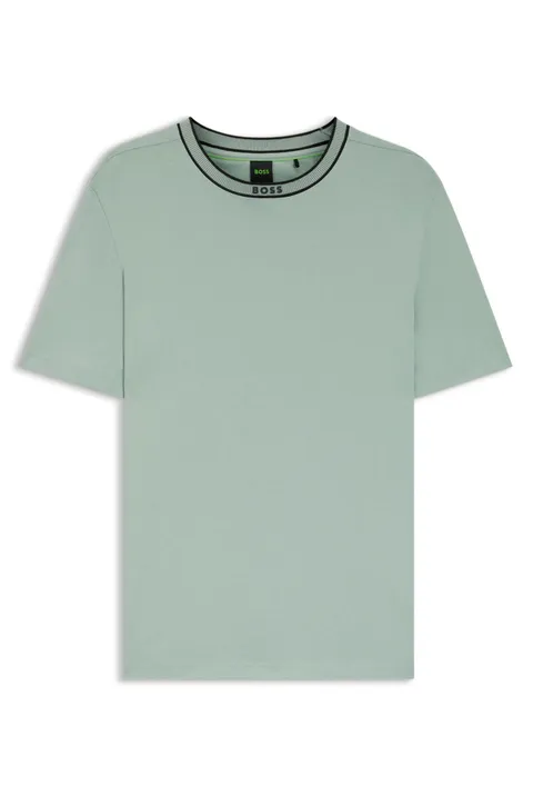 Boss Maglietta da Uomo, Open Green 357, S
