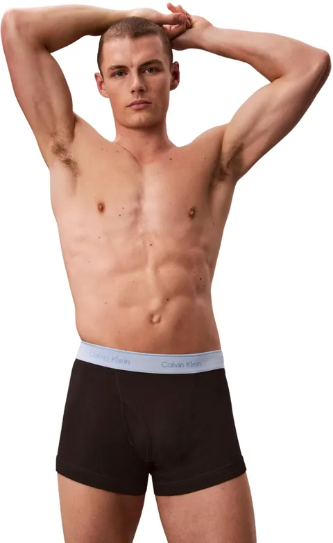 Calvin Klein Uomo Pantaloncini Boxer Confezione da 5 con Fascia con Logo, Nero (Black