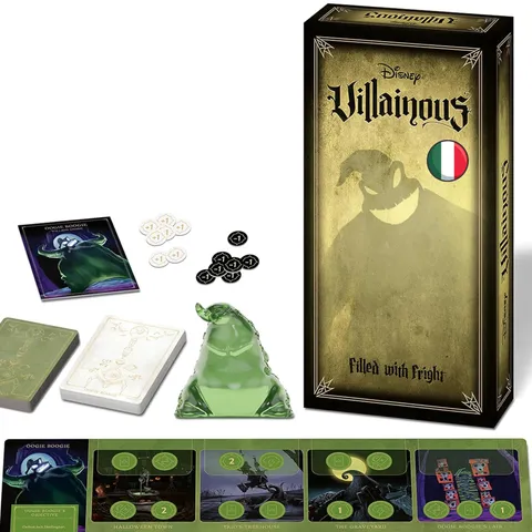 Ravensburger - Disney Villainous Filled With Fright | Giochi Da Tavolo Bambini 10 Anni