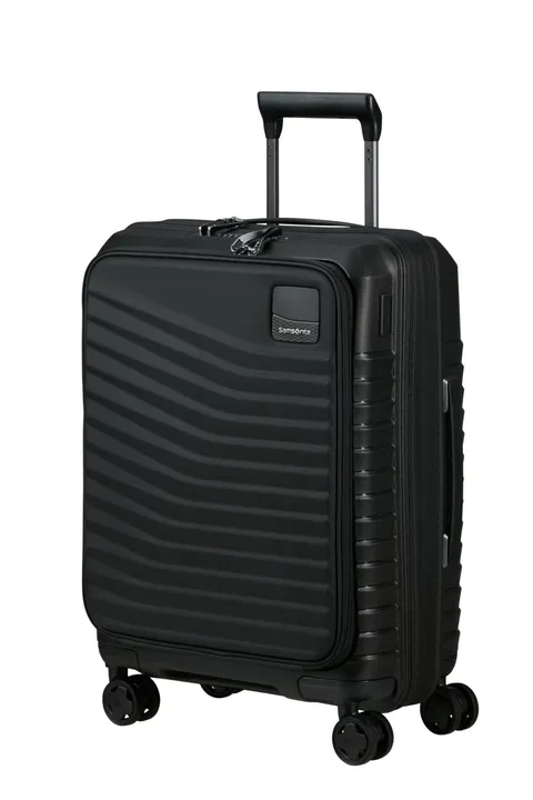 Samsonite Intuo - Spinner S, Gestione espandibile, 55 cm, 42/48 L, nero (nero)