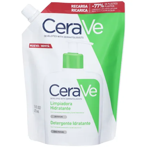 CeraVe Detergente Idratante, Per Pelli da Normali a Secche, Barriera Cutanea Sana, Con
