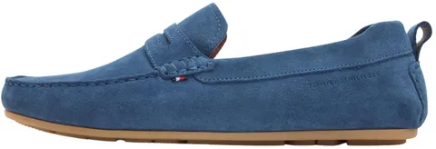 Tommy Hilfiger Uomo Scarpa Driver Core in Suede, Blu (Aegean Sea), 43