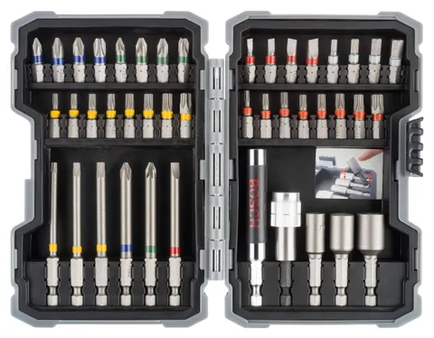 Set Bosch Professional da 43 pz. di bit avvitamento e bussole per viti (accessorio per